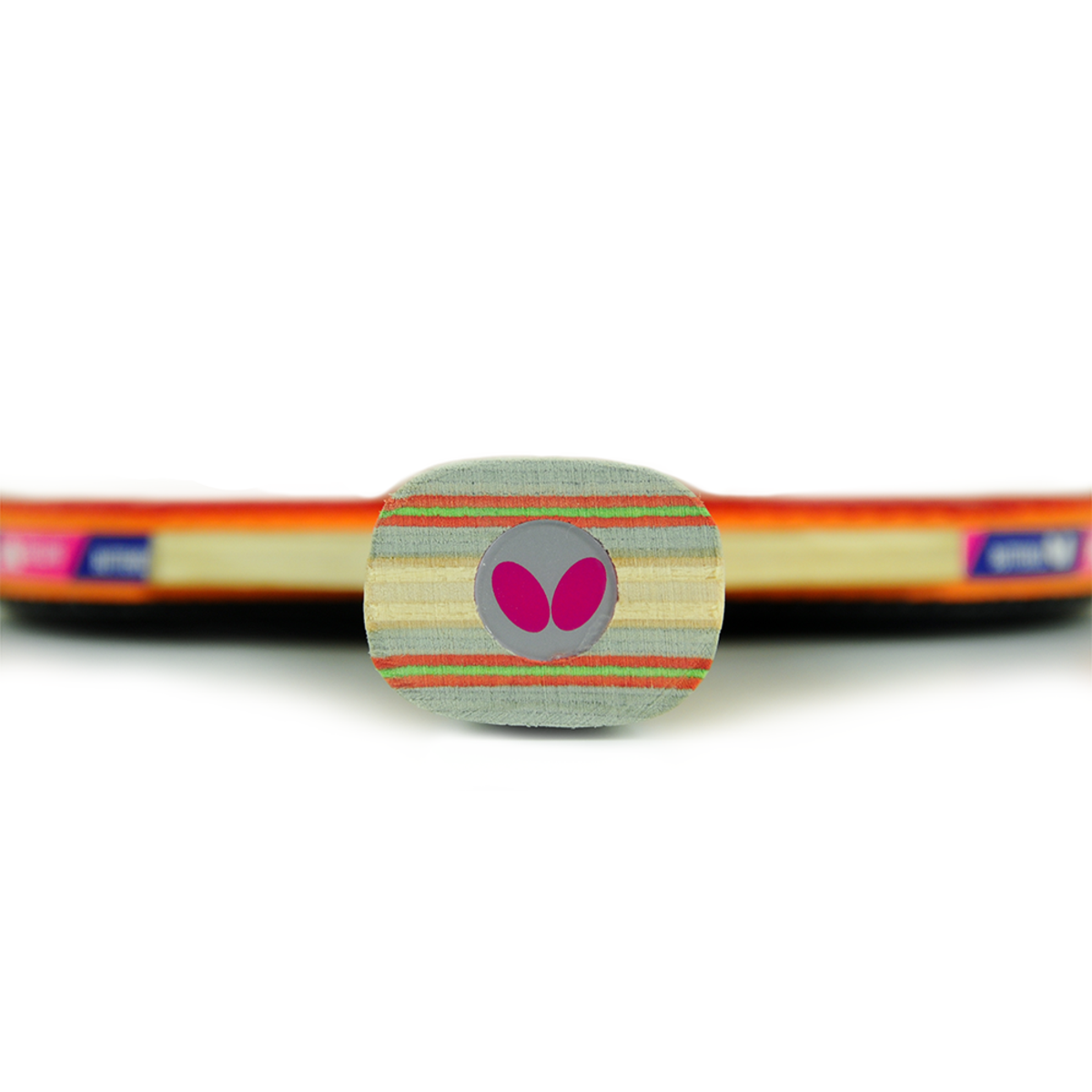 Butterfly Wakaba 3000 Racket: Bottom of Blade Emblem